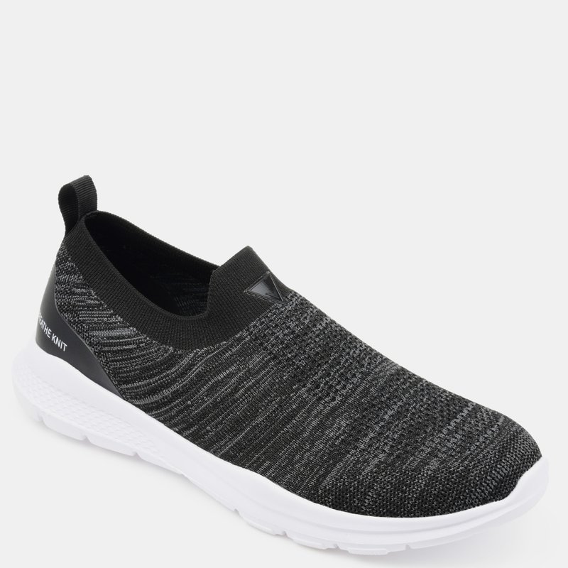 Vance Co. Shoes Vance Co. Pierce Casual Slip-on Knit Walking Sneaker In Black