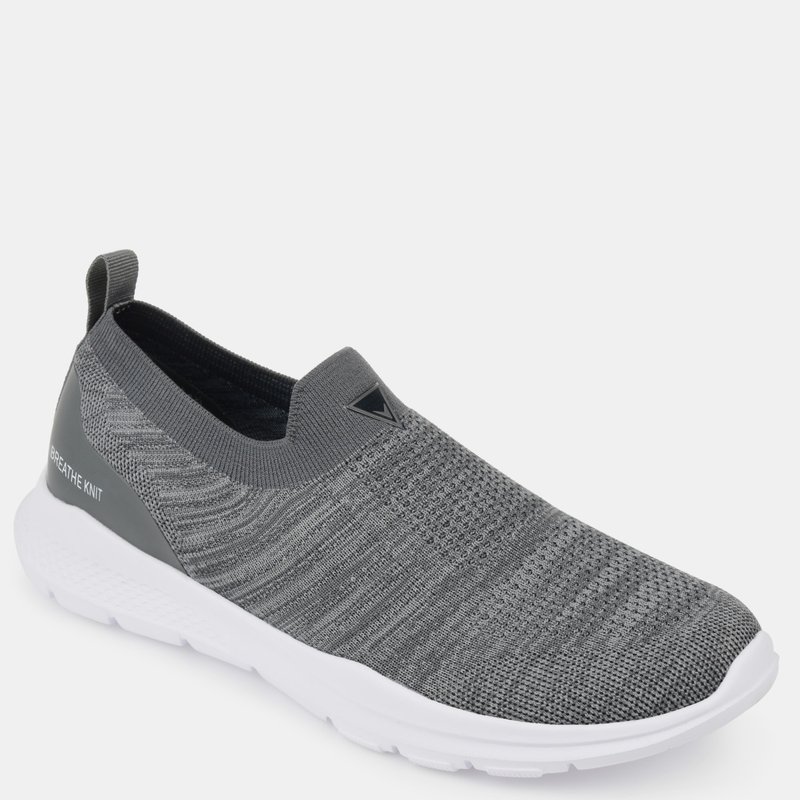 Vance Co. Shoes Vance Co. Pierce Casual Slip-on Knit Walking Sneaker In Grey