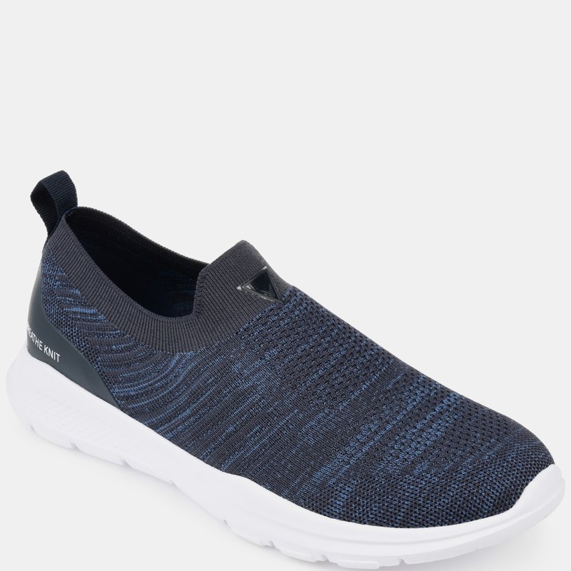 Vance Co. Shoes Vance Co. Pierce Casual Slip-on Knit Walking Sneaker In Blue