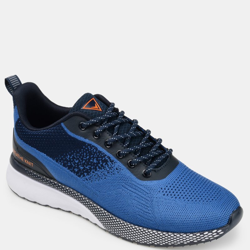Shop Vance Co. Shoes Vance Co. Spade Casual Knit Walking Sneaker In Blue