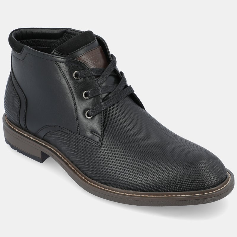 Vance Co. Shoes Vaughn Lace-up Chukka Boot In Black