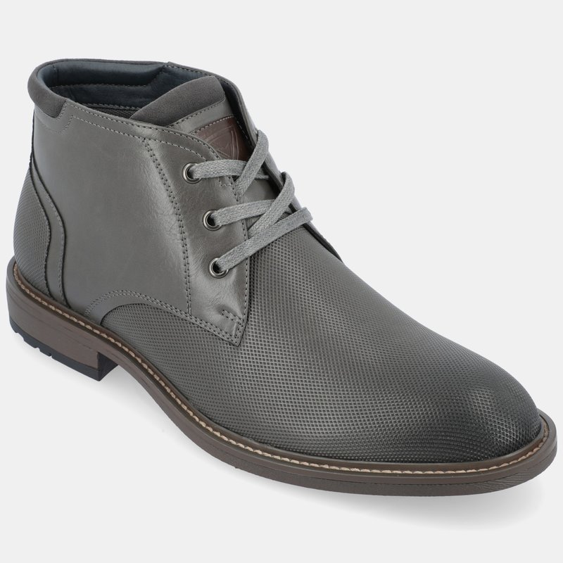 Vance Co. Shoes Vaughn Lace-up Chukka Boot In Grey