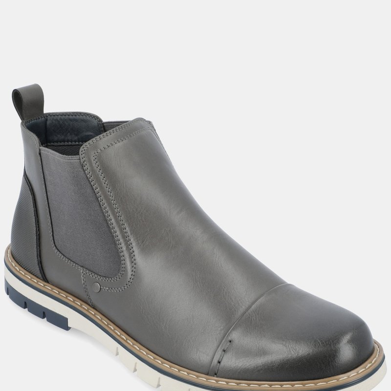 Vance Co. Shoes Waylon Pull-on Chelsea Boot In Grey