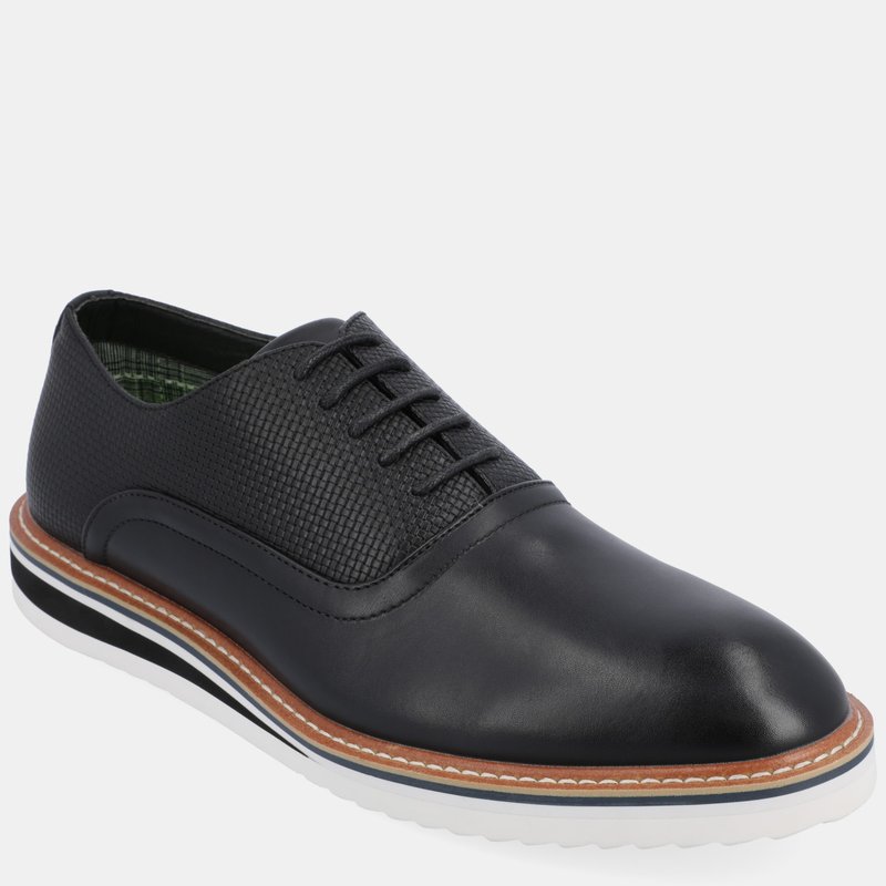 Vance Co. Shoes Weber Plain Toe Hybrid Dress Shoe In Black