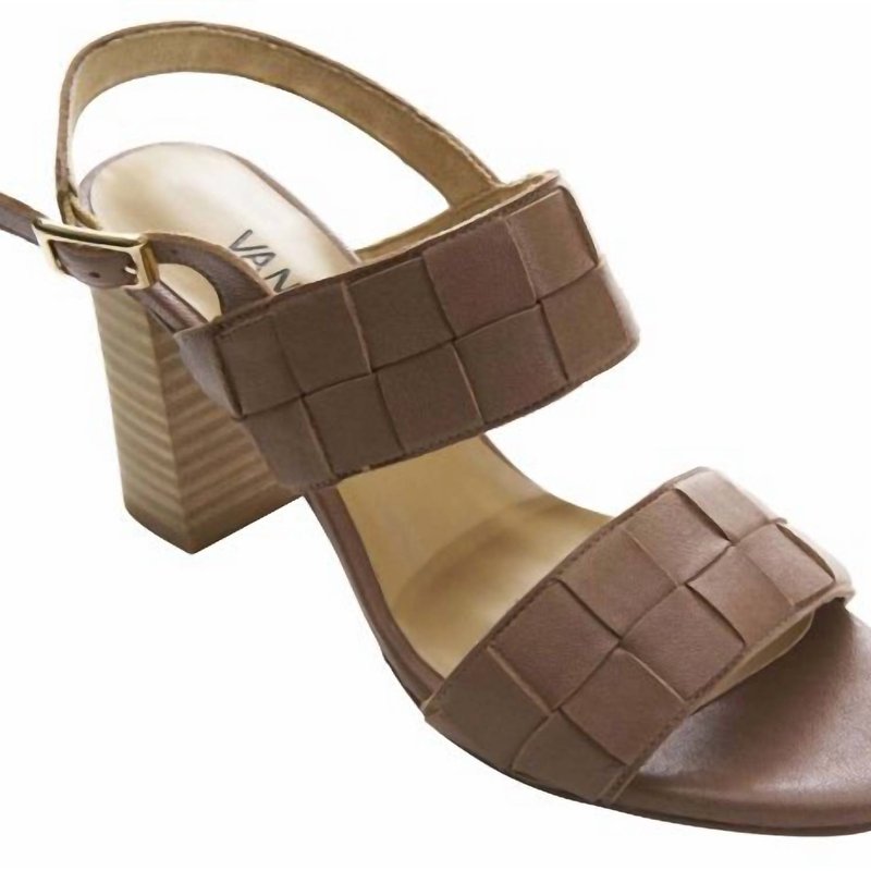 Shop Vaneli Bade Woven Heel Sandal In Viso Trapper In Brown