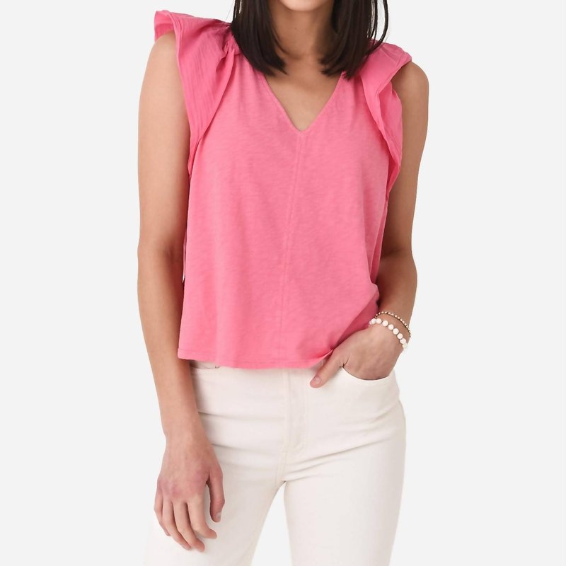 Shop Velvet By Graham & Spencer Carly Top In Pink