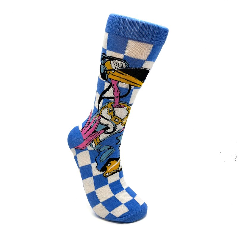 Shop Veryrare Vr Socks Tri-pack In Blue
