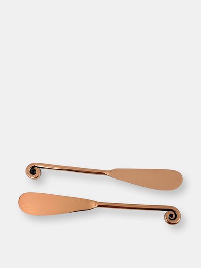 Vibhsa Vibhsa Copper Butter Spreaders Set Of 6 product
