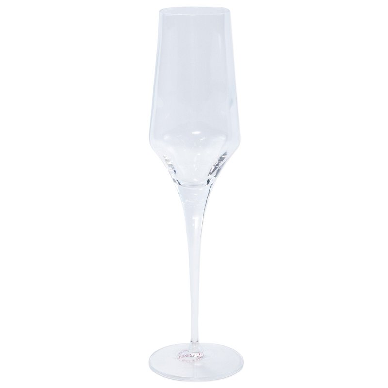 Vietri Contessa Champagne Glass In White