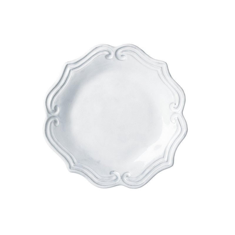 Shop Vietri Incanto Baroque Salad Plate In White