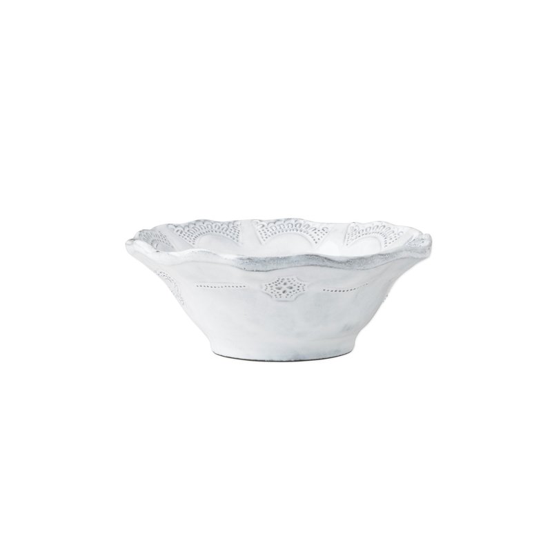 Vietri Incanto Lace Cereal Bowl In White