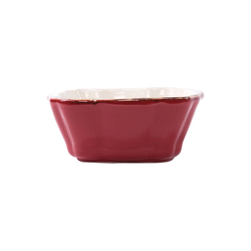 Shop Vietri Italian Bakers Small Square Baker In Red