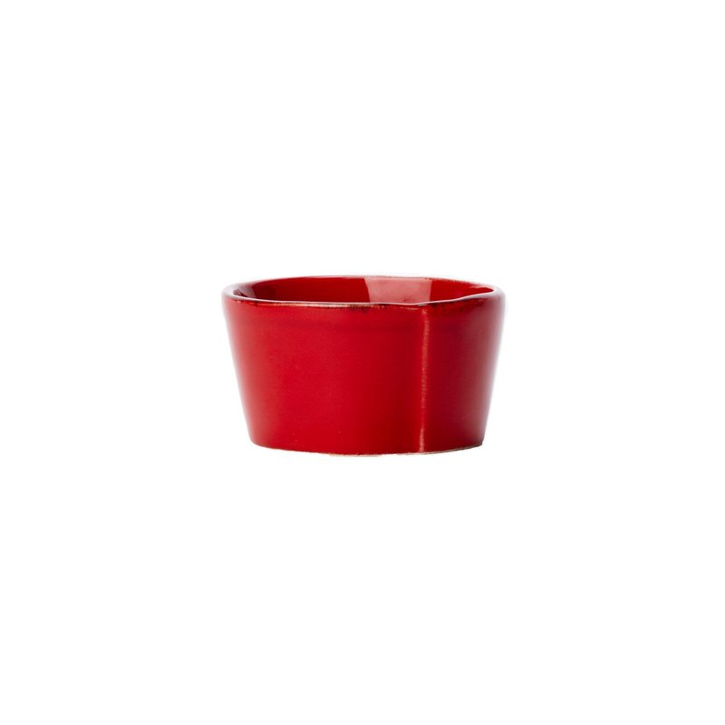 Vietri Lastra Condiment Bowl In Red