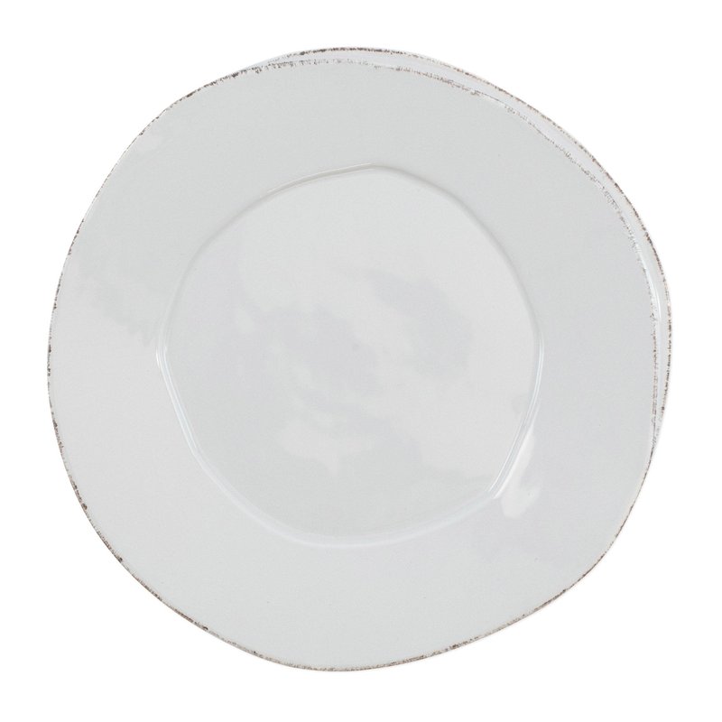 Vietri Lastra Dinner Plate In Grey