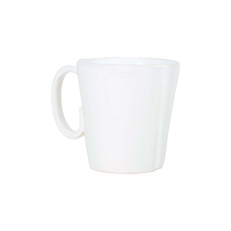 Vietri Lastra Mug In White