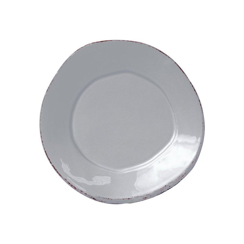 Vietri Lastra Salad Plate In Grey