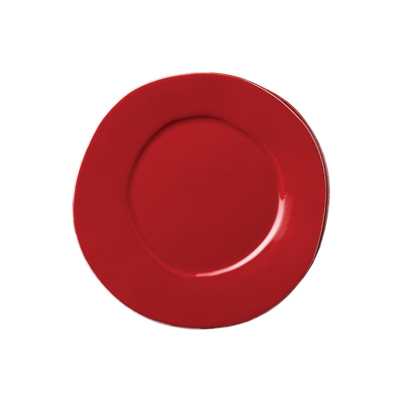 Vietri Lastra Salad Plate In Red