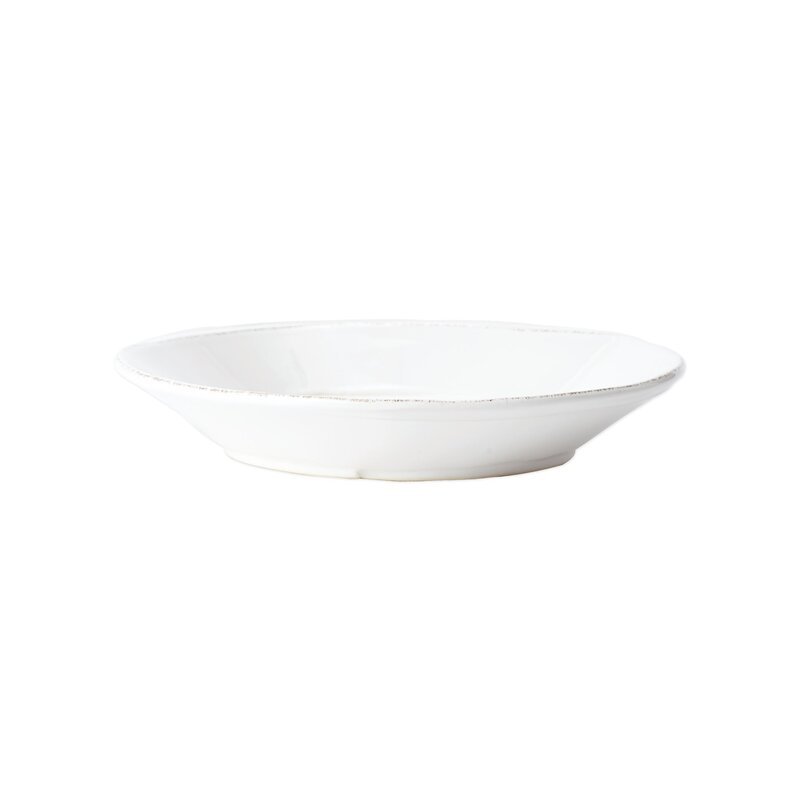 Vietri Melamine Lastra White Pasta Bowl