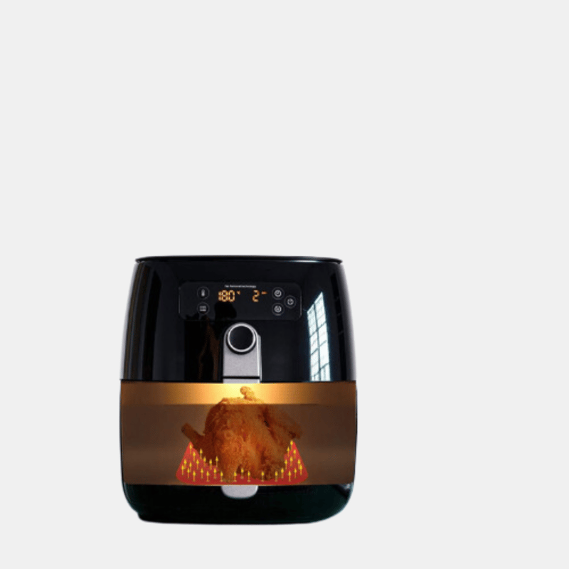 Vigor Air Fryer Non-stick Cookware Oil Mats In Black