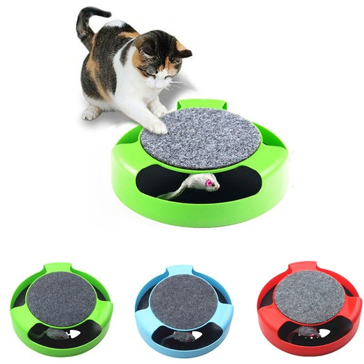 Vigor All Cats Interactive Cat Tunnel Toy Moving Mouse Rotating Smart Toys For Cat