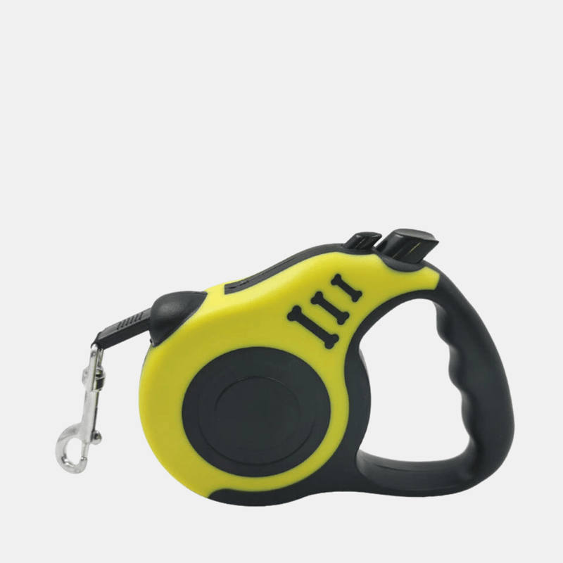 Vigor Automatic Telescopic Tractor Retractable Dog Leash, Pet Rope In Yellow