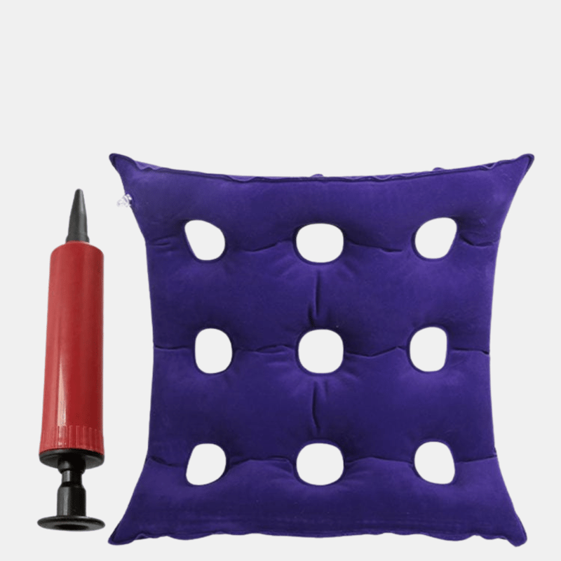 Shop Vigor Back Support Cushion & Waffle Cushion For Bed Pack In Purple
