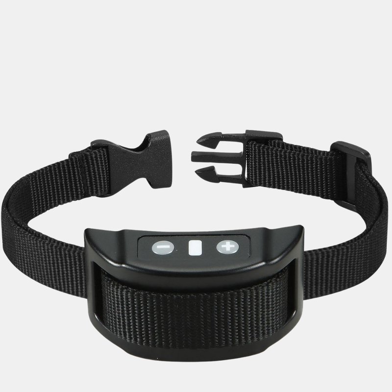Vigor Bark Collar Rechargeable Anti Barking Dog Training Collar, Adjustable Shock Collar For Dogs, Waterpr In Black