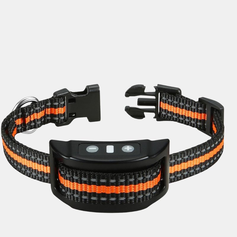 Vigor Bark Collar Rechargeable Anti Barking Dog Training Collar, Adjustable Shock Collar For Dogs, Waterpr In Black