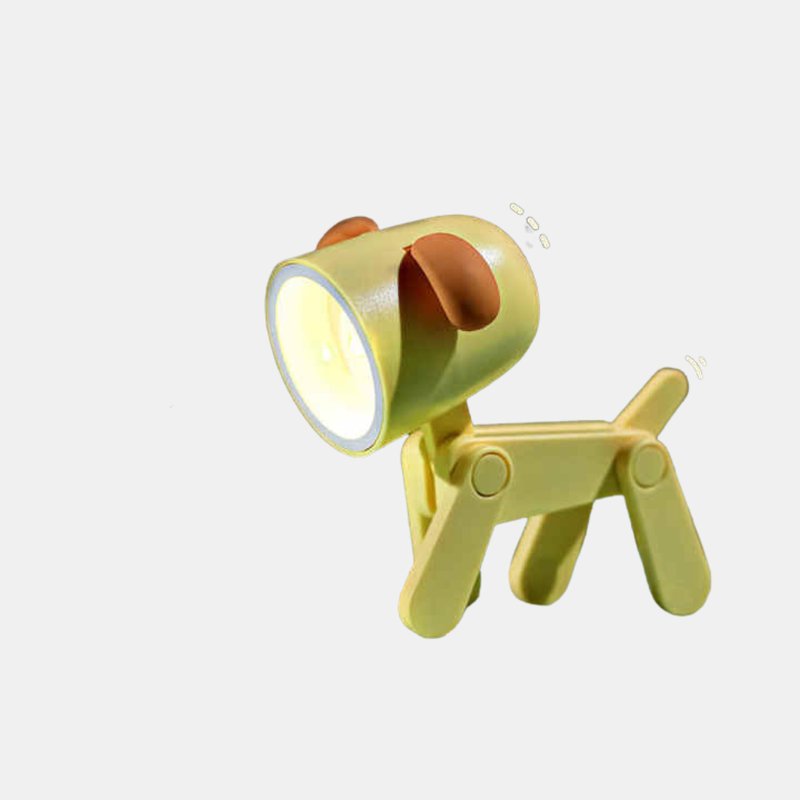 Vigor Creative Cute Mini Puppy Movable Phone Holder In Green
