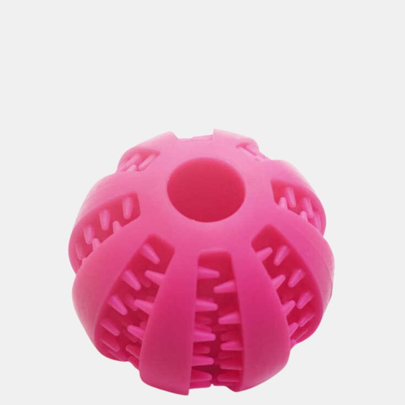 Vigor Cute Puppy Puzzle Teething Food Ball Toys In Pink