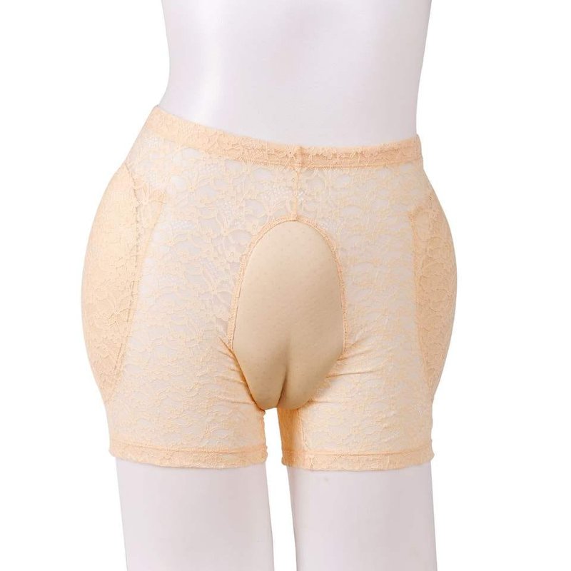 Vigor High Quality Camel Toe Underwear Perfect Panties Crossdressing Gaff Shapewear In Gold