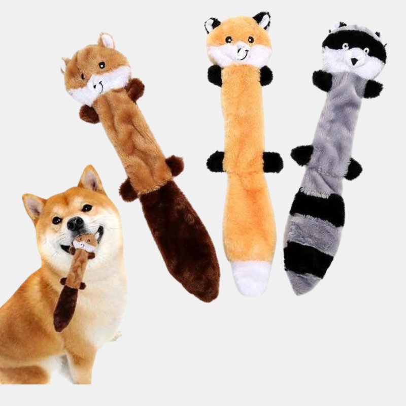 Vigor High Quality Chew Plush Toys Pack Durable Pet Toys In Neutral