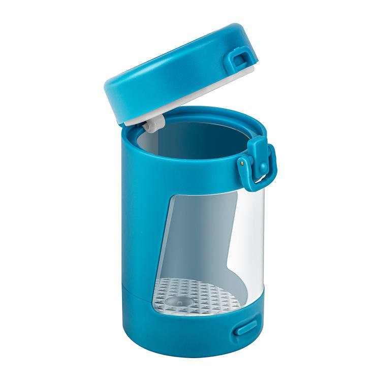 Vigor Light-up Magnifying Led Glow Glowing Jar Storage Jar In Blue