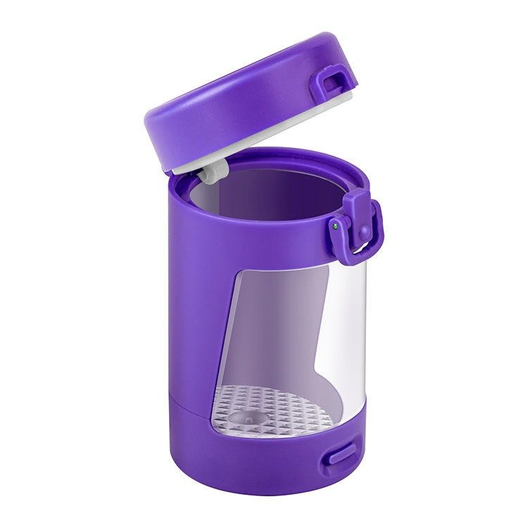Vigor Light-up Magnifying Led Glow Glowing Jar Storage Jar In Purple