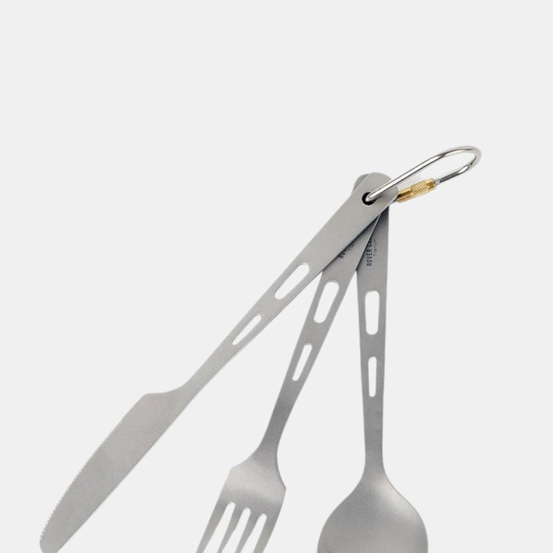 Shop Vigor Lightweight Three-piece Set Of Titanium Knife Fork And Spoon