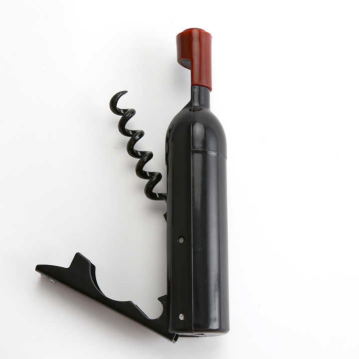 Vigor Magnetic Bottle Opener Stick Refrigerator For Wine And Beer Bottles In Black