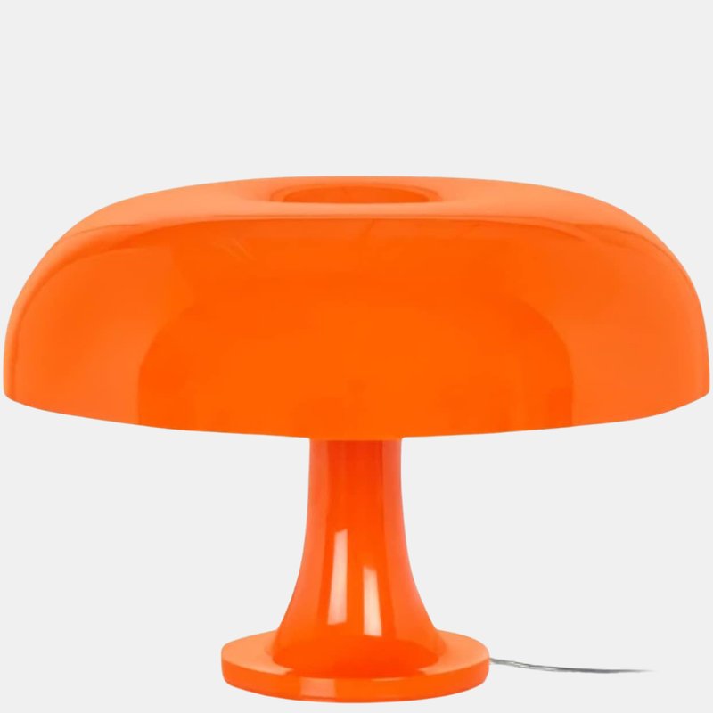 Vigor Mushroom Lamp For Room Aesthetic Modern Lighting For Bedroom In Orange