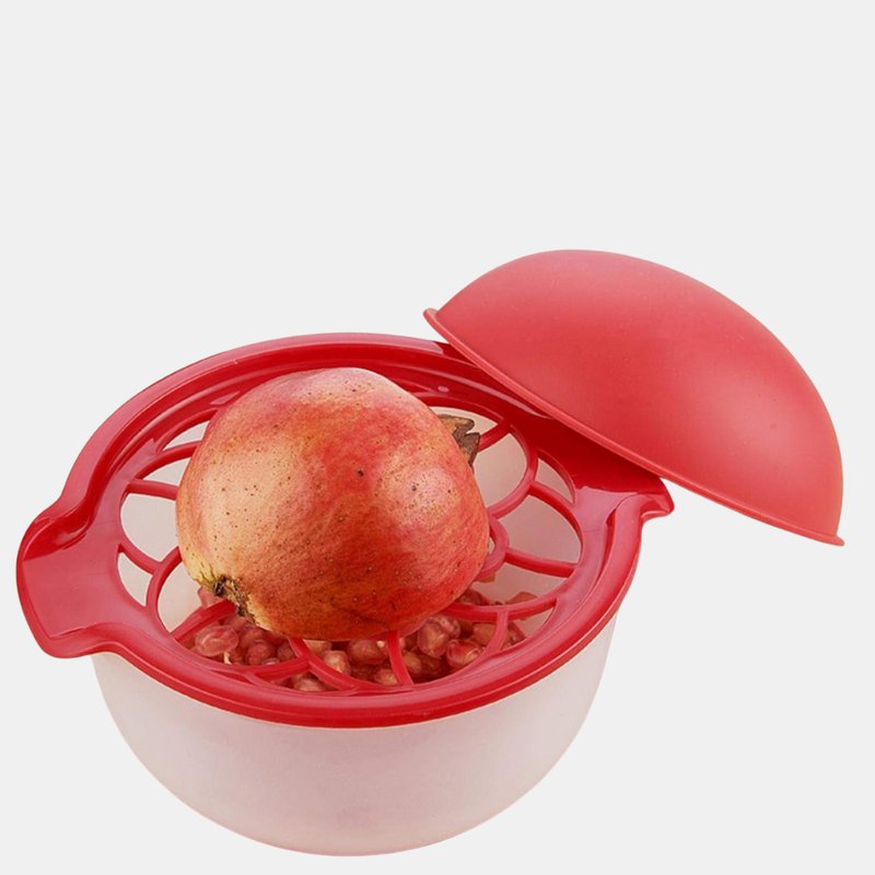 Vigor Non-slip Pomegranate Arils Removal Tool Deseeder Peeling Tool Easy Removal Kitchen Gadget In Red