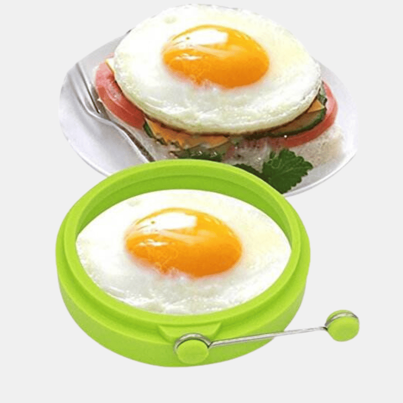 Vigor Nonstick Silicone Egg & Pancakes Molds In Green