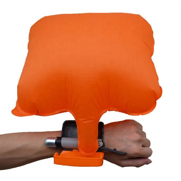 Vigor Perfect Gift Anti Drowning Lifesaving Smart Wristband Inflatable Wrist Strap For Swimming Self Rescu In Orange
