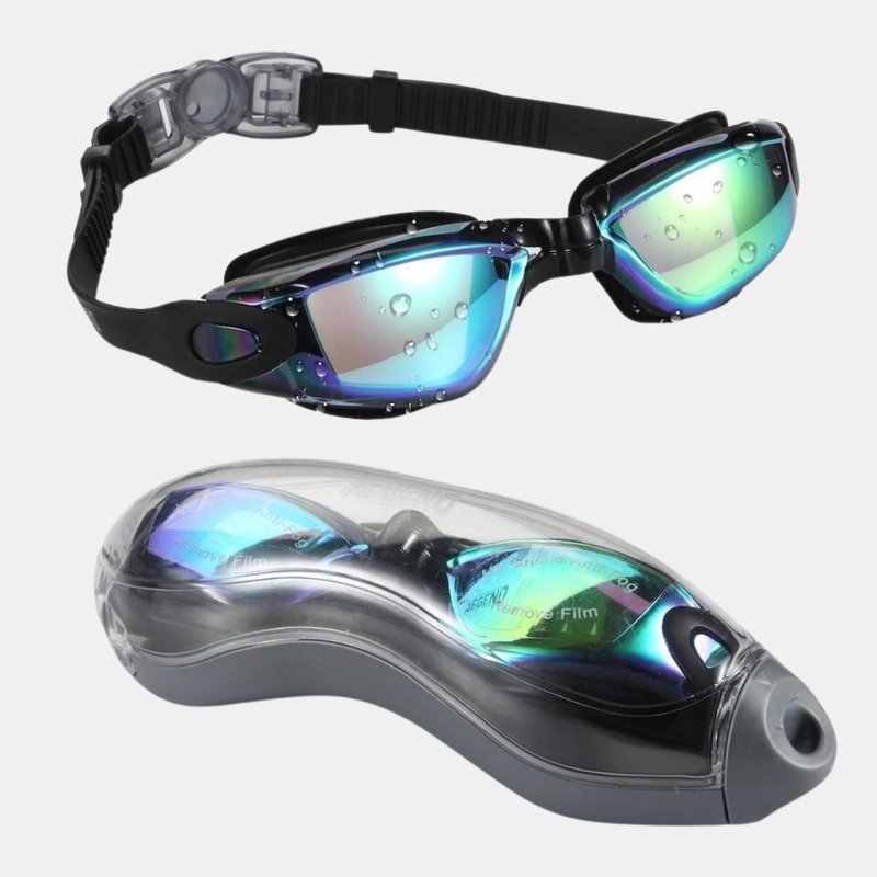 Vigor Professional Adult & Children Speed Swim Pool Anti Fog Arena Eye Glasses Protection Competition Raci In White