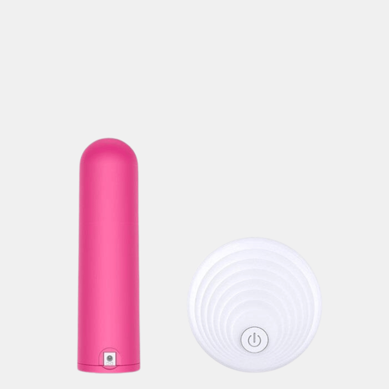 Vigor Remote Control Wireless 10 Speed Rechargeable Bullet Vibrator In Pink