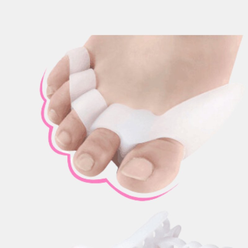 Vigor Soft And Comfortable Gel Toe Separators In White