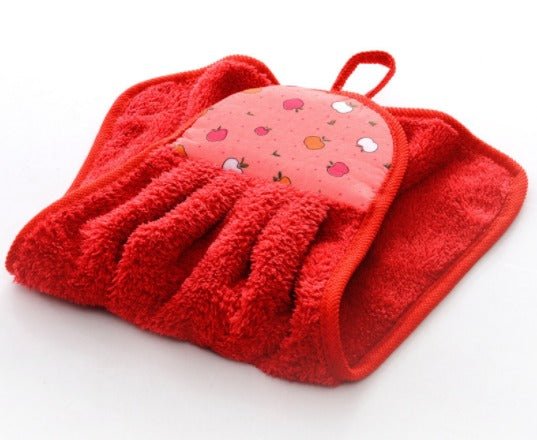 Vigor Soft Hand Towel Absorbent Pet Accesories And Other Kitchen Rags In Red