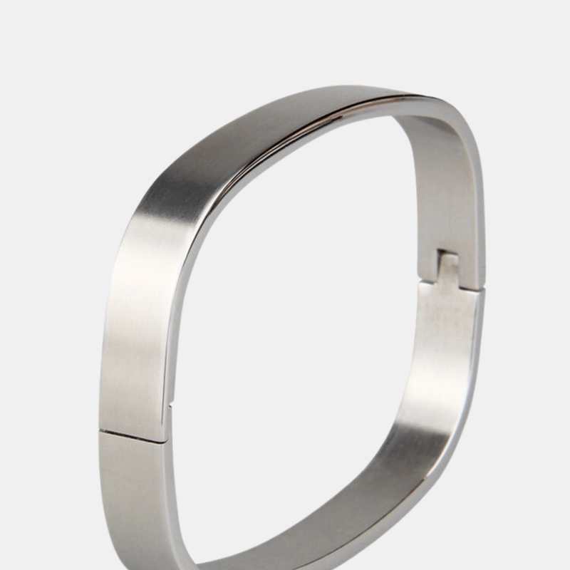 Vigor Square Share Trendy Bangle For Any Outfits In Grey