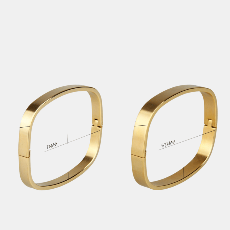Vigor Square Share Trendy Bangle For Any Outfits In Gold