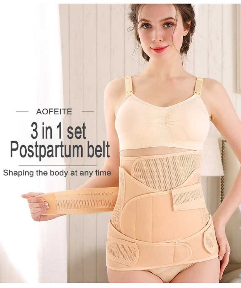 Support Belt After Pregnancy Recovery Belly, Waist, Pelvis 3 in 1