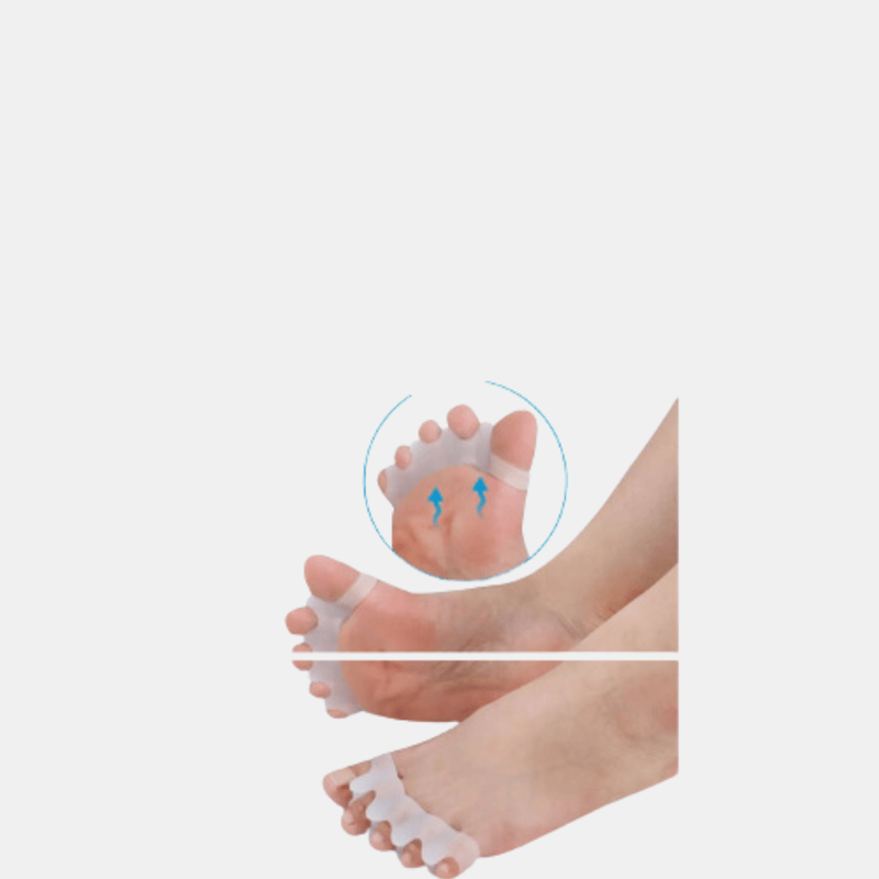 Vigor Toes And Foot Anti-cracking Twin Pack In White