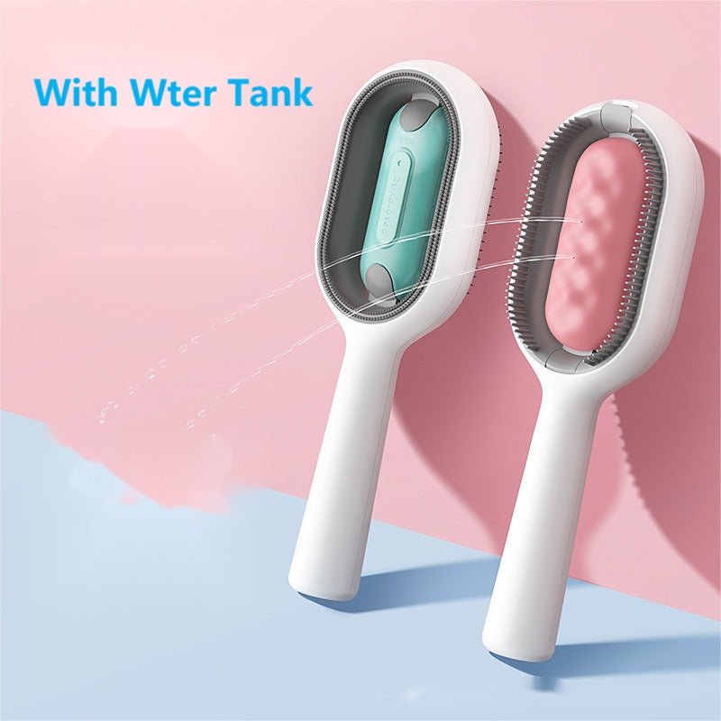 Vigor Two In One Hair Removal Cleaning Double Side Bath Rake Comb Pet Dog Cat Shedding Deshedding Brush Gr In Multi