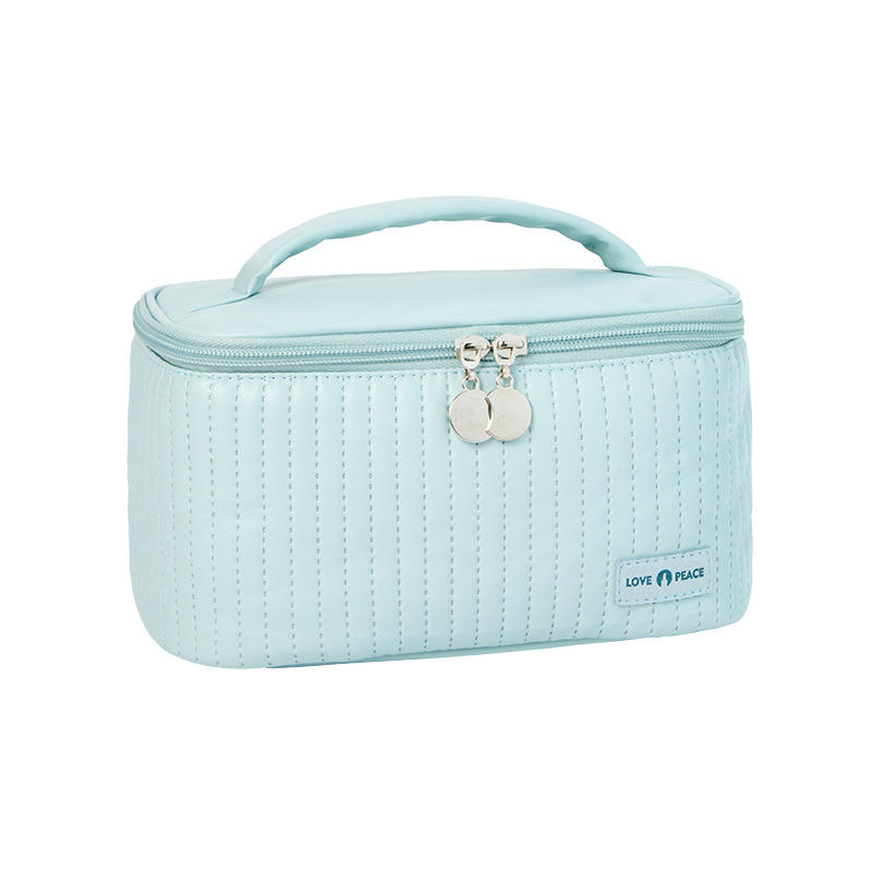 Vigor Upholstery Travel Cosmetic Bag Waterproof In Blue